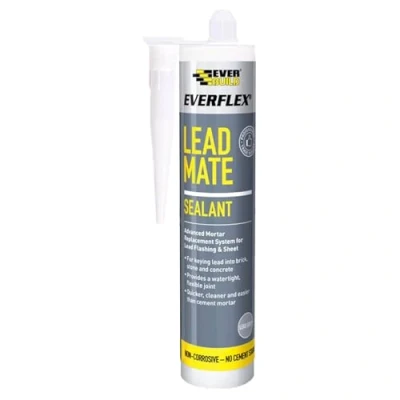 Image of Everbuild Everflex Lead Mate Sealant Exceptional Adhesion Neutral Cure Grey 295ml