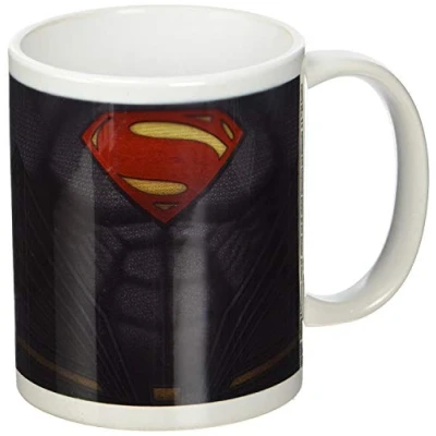 Image of DC Comics &quot;Batman Vs Superman&quot; Superman Body Mug, Ceramic, Black