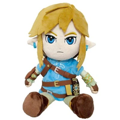 Image of San Ei The Legend Of Zelda Breath Wild: Link Soft Toy, 28 cm