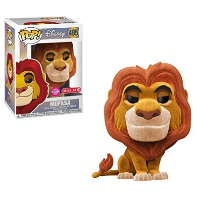 Image of POP! Disney Mufasa Vinyl Figure 495 Flocked Exclusive