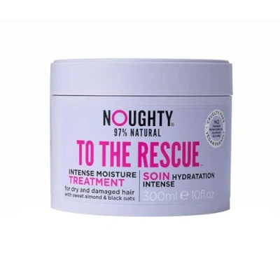 Image of Noughty 97% Natural To The Rescue Treatment Mask, Hydrating Formula for Dry, Frizzy and Damaged Hair, with Sweet Almond Black Oat, Sulphate Free Vegan Haircare 300ml