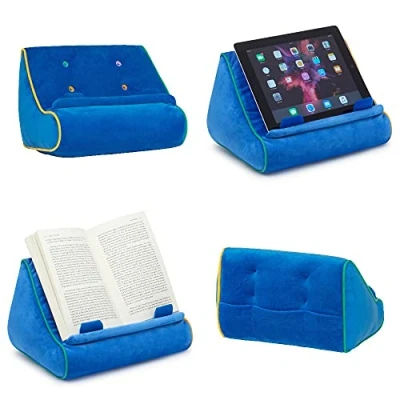 Image of Gifts for Readers &amp; Writers Book Couch iPad Stand Cushioned Tablet Holder Reading Pillow Bed Time Lap Rest Cushion A Fun Gift Lovers