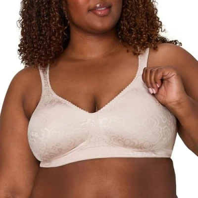 Image of Playtex 18 Hour Ultimate Lift Wireless Bra, Wirefree Bra with Support, Full Coverage for Everyday Comfort, Sandshell, 38DD