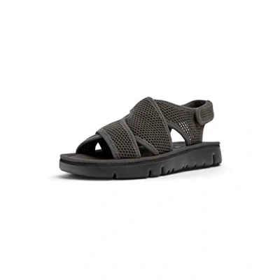 Image of Camper Women&#039;s Oruga K201562 Flat Sandal, Grey, 4 UK
