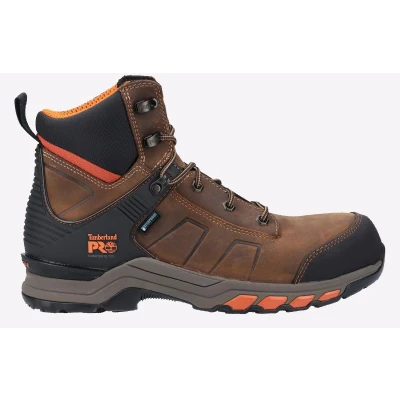 Image of Timberland Pro Hypercharge Composite Safety Toe Work Boot Mens Brown Size UK 8