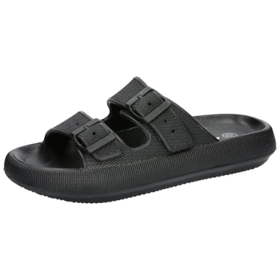 Image of Lico Unisex Hawaii Bathing Sandals, Schwarz Velcro, 6.5 UK