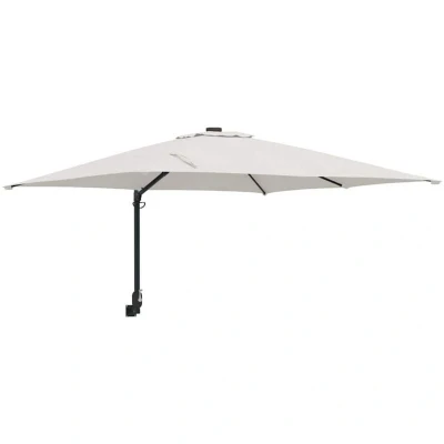 Image of vidaXL Patio Umbrella Sand Polyester, Aluminium Large Foldable