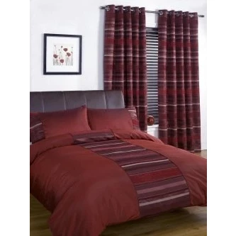 Image of Rapport Home New York King Size Duvet Cover Red R