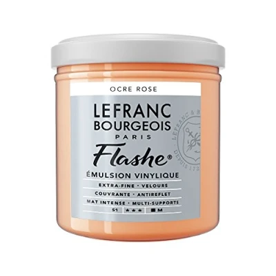 Image of Lefranc Bourgeois Emulsion, Acrylic, Vinyl Paint, Pink Ochre, 125 ml Topf