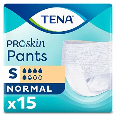 Image of TENA Pants Normal Small Incontinence 5 Drops Absorbency 1 Pack of 15