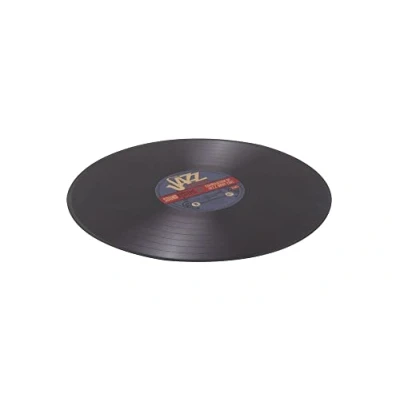 Image of T&#039;nB TSVINYLE2 Mouse Mat with Vinyl Record Design Black