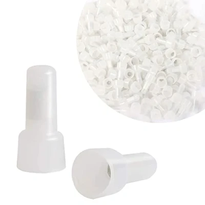 Image of QIANRENON Closed End Crimp Connectors 300pcs 22 16 AWG Aluminum Core Quick Connector Cap Wire Terminals (CE1)