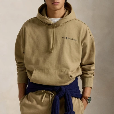 Image of Polo Ralph Lauren Printed Logo Cotton Blend Jersey Hoodie XL