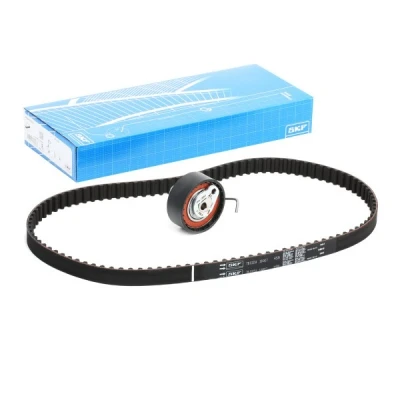 Image of 081686, 0816F2, 082990, 083187, 0831S0 Timing belt kit SKF VKMA 03254 104 with rounded tooth profile PEUGEOT: 208 I Hatchback, 207 Hatchback