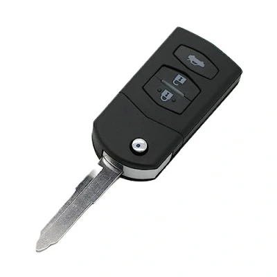 Image of BROVACS Replacement Key Shell Compatible with MAZDA 3 Button Keyless Entry Flip Remote Case Fob PG536B