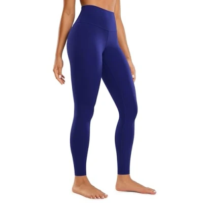 Image of CRZ Yoga Women&#039;s Butterluxe Leggings 28&#039;&#039; High Waisted Workout Gym Buttery Soft Pants Larkspur Blue 14