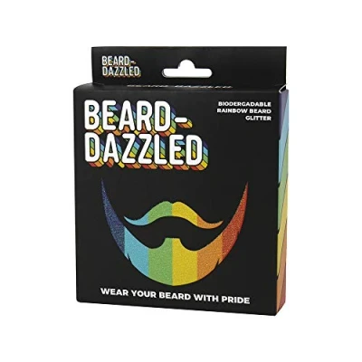Image of &#039;Beard Dazzled&#039; Biodegradable Rainbow Beard Glitter