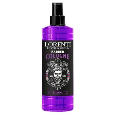 Image of Lorenti 80 Lemon &amp; Eternal Aftershave Barber Cologne for Men Long Lasting Mens Clean, Refined, Masculine Perfume Sterilize Skin 400 ML (Purple)