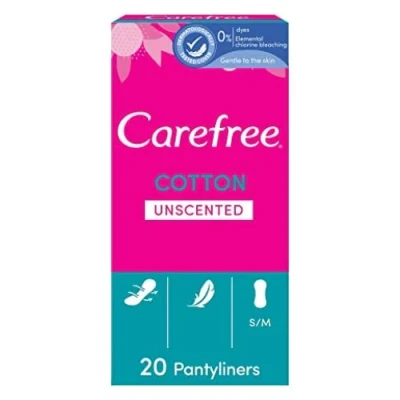 Image of Carefree Cotton Feel Normal Pantyliners 20 Pk