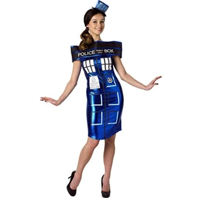 Image of Rubie&#039;s Official Ladies Doctor Who Tardis Dress Costume Large