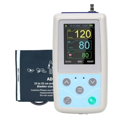 Image of CONTEC ABPM50 Handheld 24hours Ambulatory Blood Pressure Monitor with PC Software for Continuous Monitoring NIBP USB Port Three Cuffs