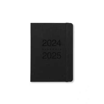 Image of Letts of London Memo A6 academic 2024/2025 day to a page with appointments diary black