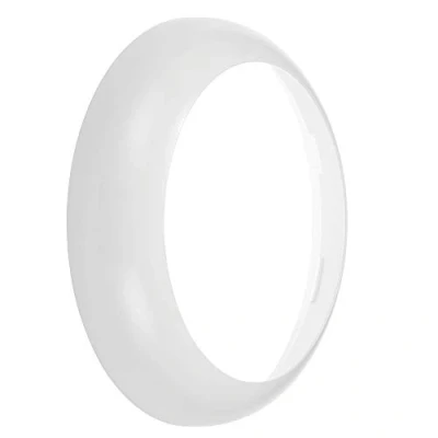 Image of White Polycarbonate Plain Version Bezel for The CALO Range of Outdoor Bulkheads
