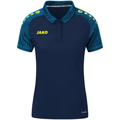 Image of JAKO Women&#039;s Polo Shirt Performance, Navy Blue, 34 (EU)