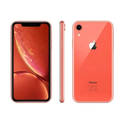 Image of Apple iPhone XR, 64GB, Coral (Renewed)