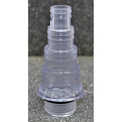 Image of 1&quot; BSP 4 Stepped Clear HOSETAIL KOI Fish Pond Tank Pump Filter Pipe Fitting