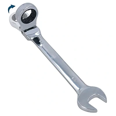 Image of 3/4 AF SAE Imperial Flexible Flexi Head Ratchet Spanner Combination Wrench