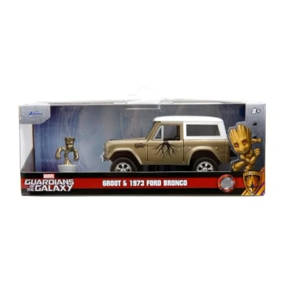 Image of Jada Toys Marvel Groot 1973 Ford Bronco 1:32