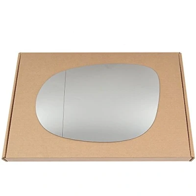 Image of Less4spares Wing Mirror Glass Left Compatible with Ford Ka 2008 2016 STICK ON Passenger Near Side Blind Spot