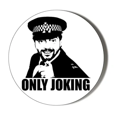 Image of JEREMY BEADLE BEADLES ABOUT ONLY JOKING 38mm Small Fridge Magnet