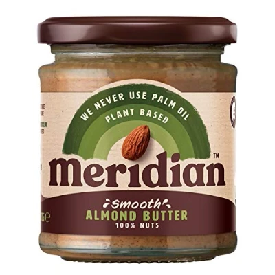 Image of Meridian Smooth Almond Butter 170 g (Pack of 1)