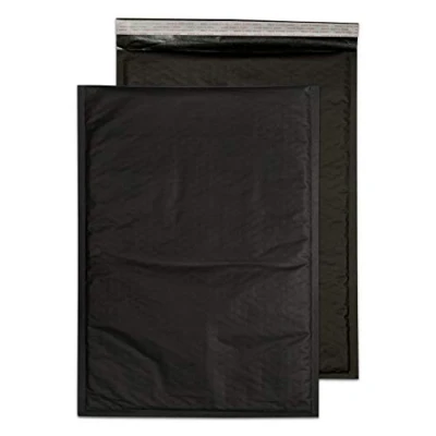 Image of Blake Purely Packaging 470 x 330 mm Envolite Peel &amp; Seal Padded Bubble Envelopes (KBP470) Black Pack of 50