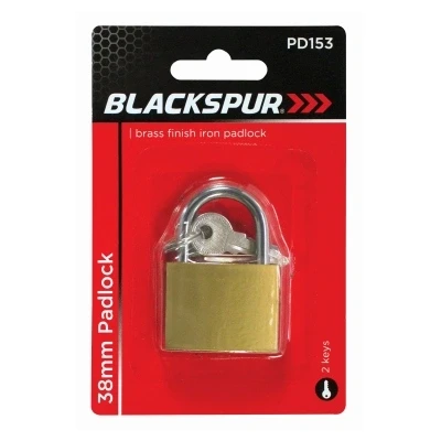 Image of Brass 4cm Iron Padlock By Blackspur
