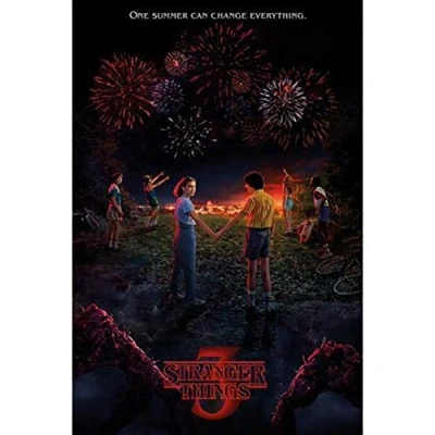 Image of Pyramid International Stranger Things Poster, Unlaminated, 61 x 91.5 cm, Multicoloured
