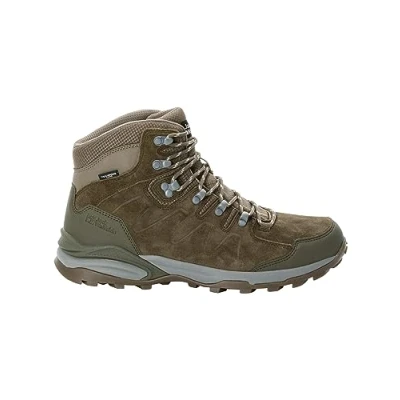 Image of Jack Wolfskin Men&#039;s Refugio Texapore Mid M Hiking Shoe, Brown Cold Coffee, 8 UK