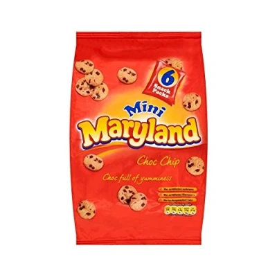 Image of Maryland Mini Choc Chip Cookies (6x25g) Pack of 2