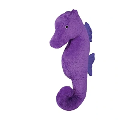 Image of EcoBuddiez Seahorse from Deluxebase. Medium Soft Plush Animals made Recycled Plastic Bottles. Eco Friendly Cuddly Gift for Kids and Cute Stuffed Animal Toy Toddlers.
