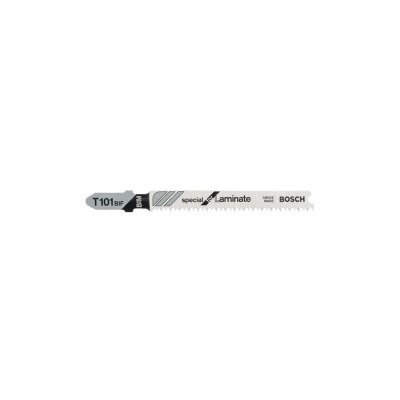 Image of Bosch 5x PRO Laminate Clean T101BIF Jigsaw Blade (for Parquet, Solid Vinyl, PVC, Length 83 mm, Professional Accessory Jigsaw)