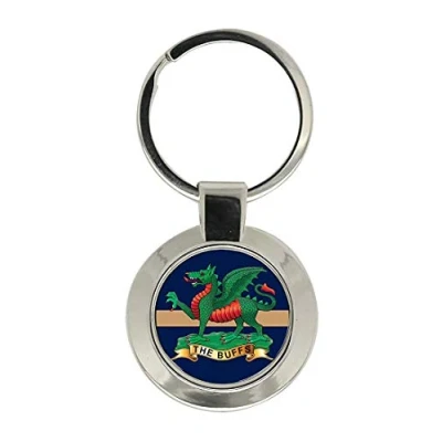 Image of The Buffs (Royal East Kent Regiment), British Army Key Ring