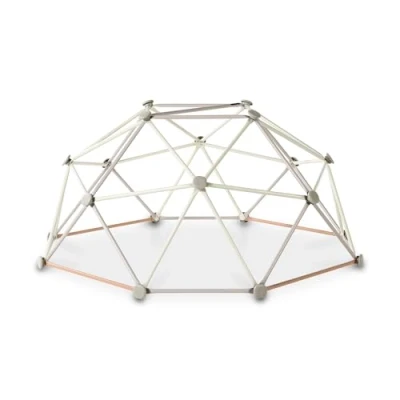 Image of EXIT Toys Metal Climbing Dome Indoor and Outdoor for Toddlers Children Extra Sturdy Construction With Ground Anchors Stainless ø6ft Pastel