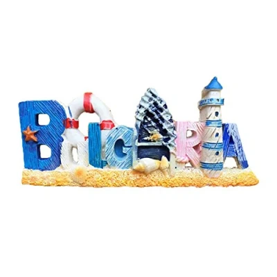 Image of 3D Bulgaria Fridge Magnet Letters Style Travel Sticker Souvenir Home &amp; Kitchen Decoration,Bulgaria Refrigerator