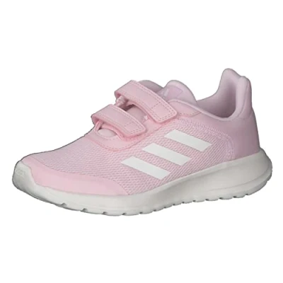 Image of adidas Performance Tensaur RUN 2.0 CF Unisex Neutral running shoes for kids, Size: 5.5, Clear pink/core white Textile/synthetics