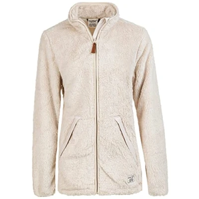 Image of Weather Report Women&#039;s Lucille Fleece Jacket, 1060 Chateau Gray, 46 (EU)