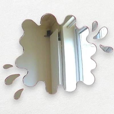Image of Super Cool Creations Puddle Mirror &amp; 6 splashes 20cm x 19cm