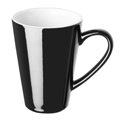 Image of Olympia Cafe Latte Cups Black 340ml (12 pack)