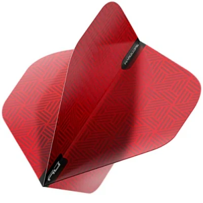 Image of Hardcore XT Red Patterned Extra Thick Standard Dart Flights 4 sets Per Pack (12 in total)